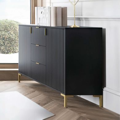 Комод MEBEL ELITE TORELLO Черный