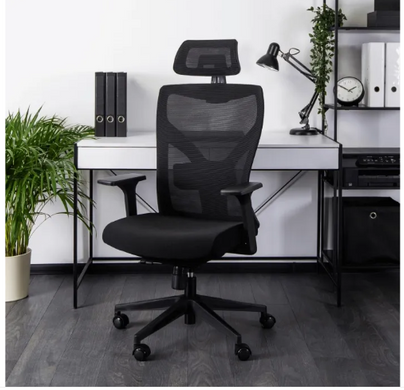 Крісло офісне обертове MEBEL ELITE SPIRAL чорний