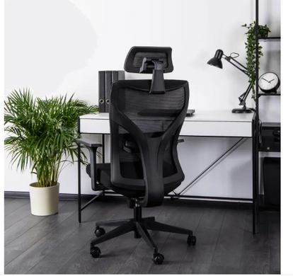 Крісло офісне обертове MEBEL ELITE SPIRAL чорний