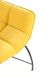 Кресло Belton Velvet Желтый HALMAR