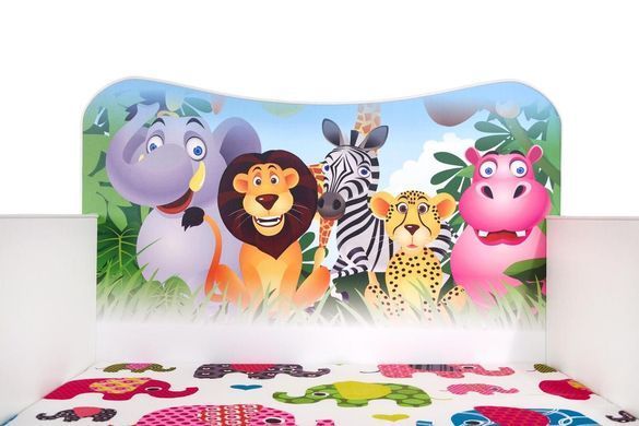 Кровать детская Happy Jungle  Разноцветный 76х145 см HALMAR