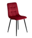 Стілець оксамитовий MEBEL ELITE PERU Velvet Бордовий