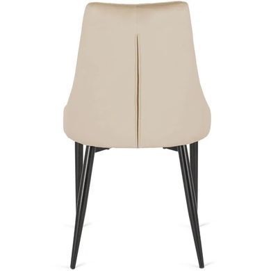 Стілець оксамитовий MEBEL ELITE CORK Velvet Екрю