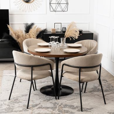 Cтілець MEBEL ELITE TINKA Velvet Бежевий