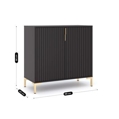 Комод MEBEL ELITE TORELLO 2 Чорний
