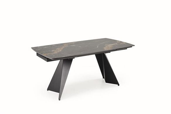 Стiл ARMANI 165(241)*90 Чорний мармур/Чорний HALMAR