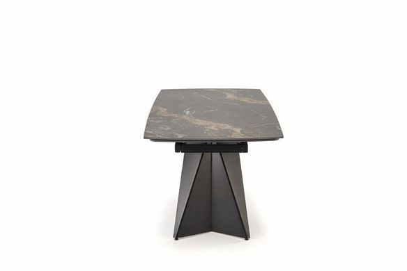 Стiл ARMANI 165(241)*90 Чорний мармур/Чорний HALMAR