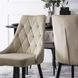 Стілець оксамитовий MEBEL ELITE CORK Velvet Екрю