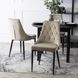 Стілець оксамитовий MEBEL ELITE CORK Velvet Екрю