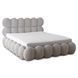 Ліжко MEBEL ELITE ANKARA Boucle 140x200 см Сірий
