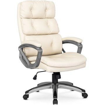 Кресло офисное поворотное MEBEL ELITE STRATO Экокожа: Кремовый