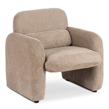 Кресло мягкое MEBEL ELITE TOGO Темно-Бежевый