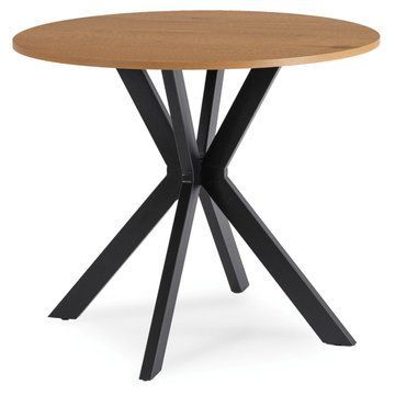 Обідній стіл MEBEL ELITE LAUREN 80 см Дуб золотий