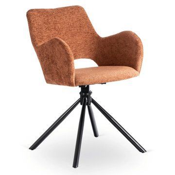 Обідній стілець поворотний MEBEL ELITE FLAV Boucle Руде