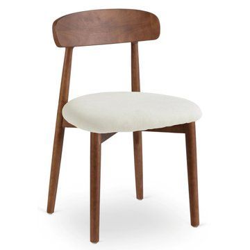 Стул MEBEL ELITE ALVIN Орех/Беж