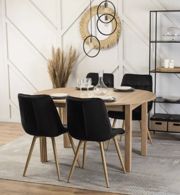 Стіл кухонний розкладний MEBEL ELITE HARRY 102-142х102 см дуб рів'єра