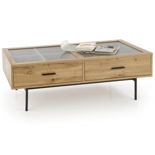 Журнальный столик Costanza Дуб 120х60 см HALMAR