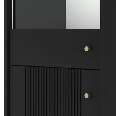 Витрина MEBEL ELITE SOFT Черный
