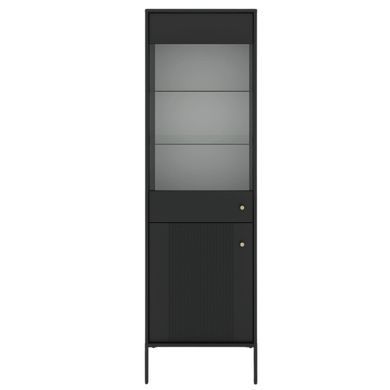 Витрина MEBEL ELITE SOFT Черный