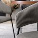 Стул MEBEL ELITE TINKA Velvet Серый